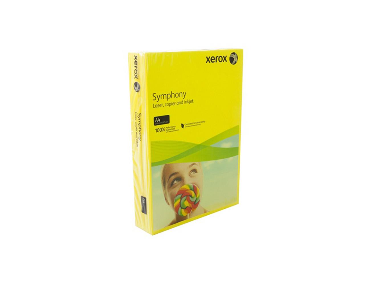 96036-1 Xerox 3R93975 A4 Symphony Sarı 80gr (=AÇIK SARI) - Görsel 1