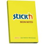 Hopax Stickn Yapışkanlı Not Kağıdı 100 Yp 76x51 Fosforlu Sarı 21132