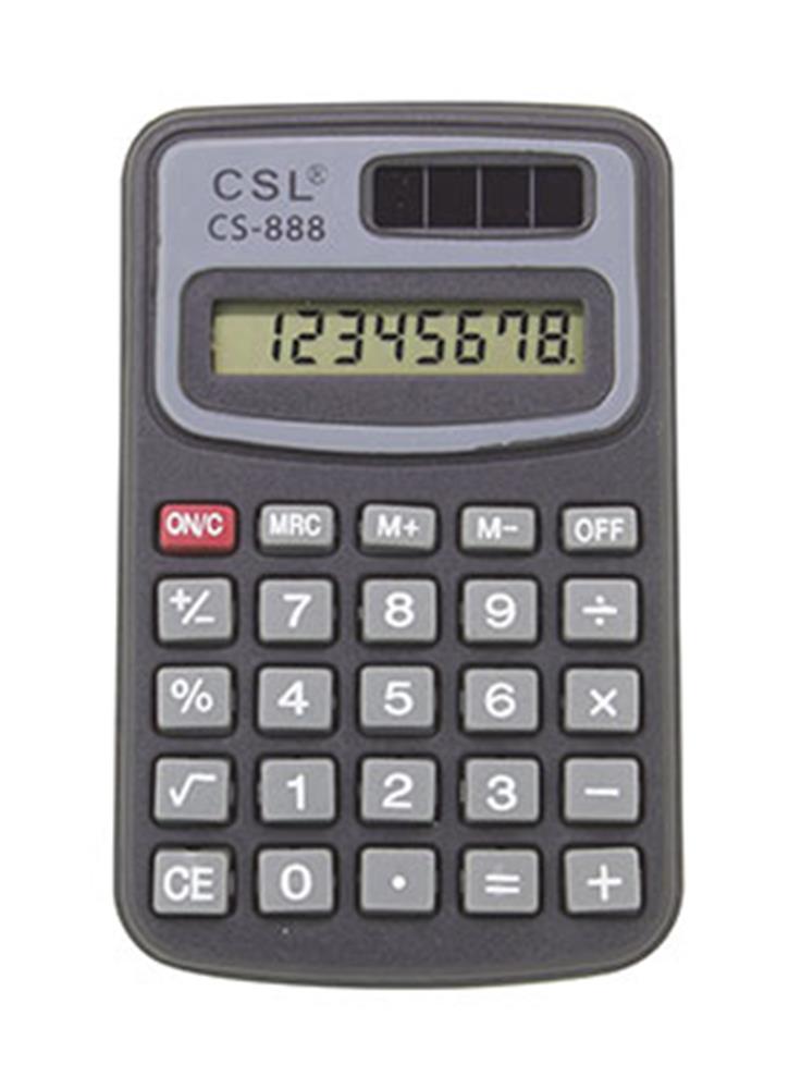 98271 CSL CS-888 8 Hane Cep Tipi Hesap Makinesi - Görsel 1