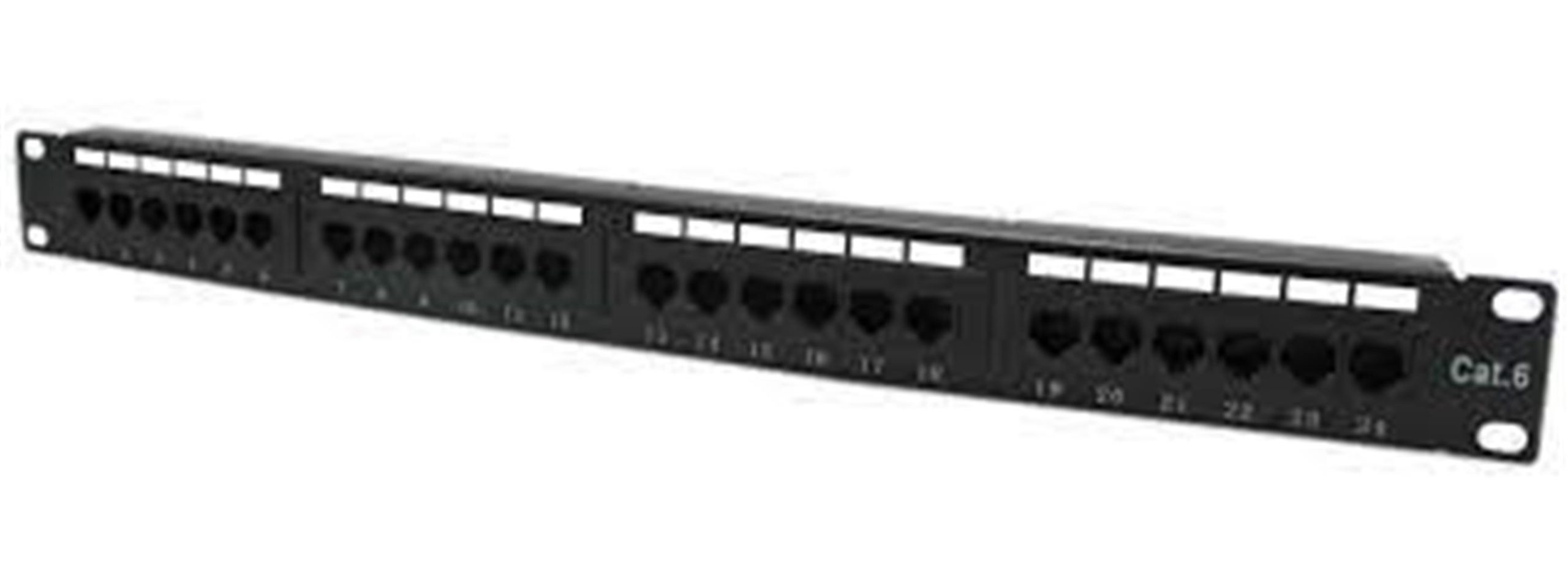 98544-1 Codegen Cod624 24 Port Cat6 Utp Patch Panel - Görsel 1