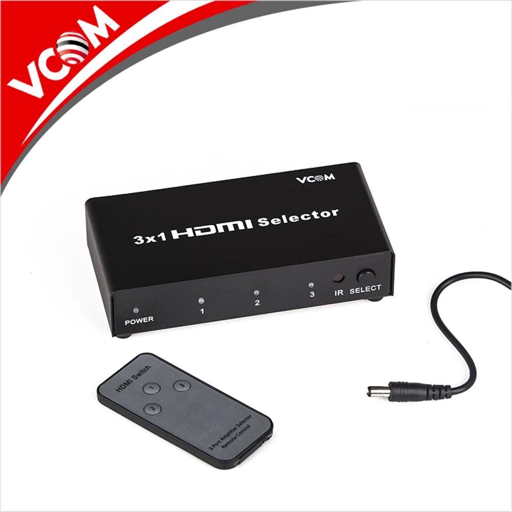 99917-1 Vcom Dd434 4-1 Port 1.4v Hdmi Switch - Görsel 1