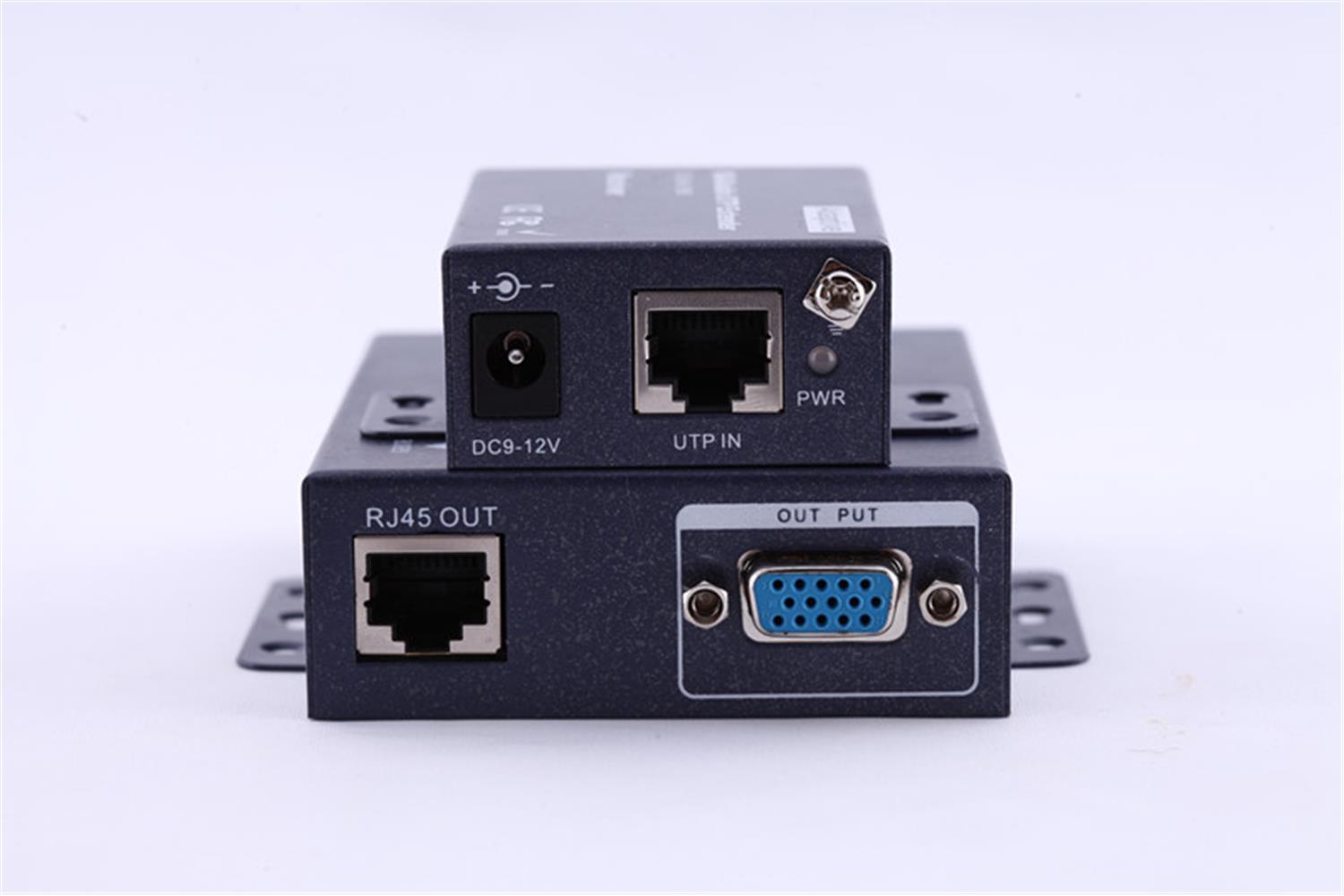 99926-1 Vcom Dd191 Vga Rj45 Cat5e-6 Extender Metal 100m Uzatıcı - Görsel 1