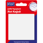 Kraf Yapışkanlı Not Kağıdı 76x76 50 Yp Şeffaf 7676tr