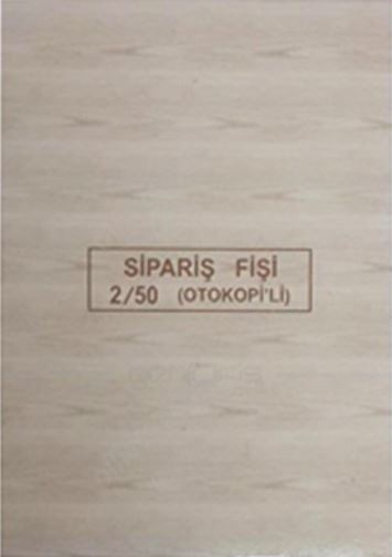 104764 Dilman Sipariş Fişi 2/50 2 Nüsha 4206 - Görsel 1