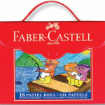 Faber Pastel Boya Red Line 18 Renk Çantalı 125119