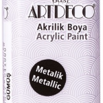 Artdeco Akrilik Boya Metalik 140 Ml Gümüş Y-071r-3722