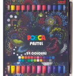Uni Pastel Boya Posca 24 Lü Kalem Kutu Set Kpa-100/24c