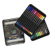 Uni Pastel Boya Posca 24 Lü Kalem Kutu Set Kpa-100/24c - Görsel 3