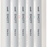 Uni Fınelıner Kalem Emott Set Pem-sy/5c.05 0.4 Şeker Renkler 5 Li