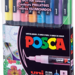 Uni Poster Markörü Posca Set Pc-3ml/8c Gc 0.9-1.3 Simli 8 Li