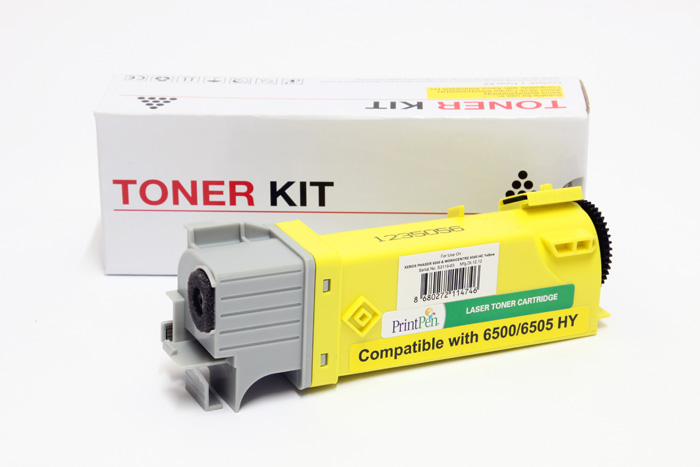 11474__25954 PRINTPEN XEROX PHASER 6500 Yellow (106R01603) Yüksek Kapasite (2.5K) - Görsel 1