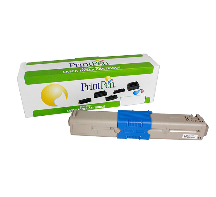 11489__28055 PRINTPEN OKI C332 & MC363 Cyan (46508735) (3K) - Görsel 1