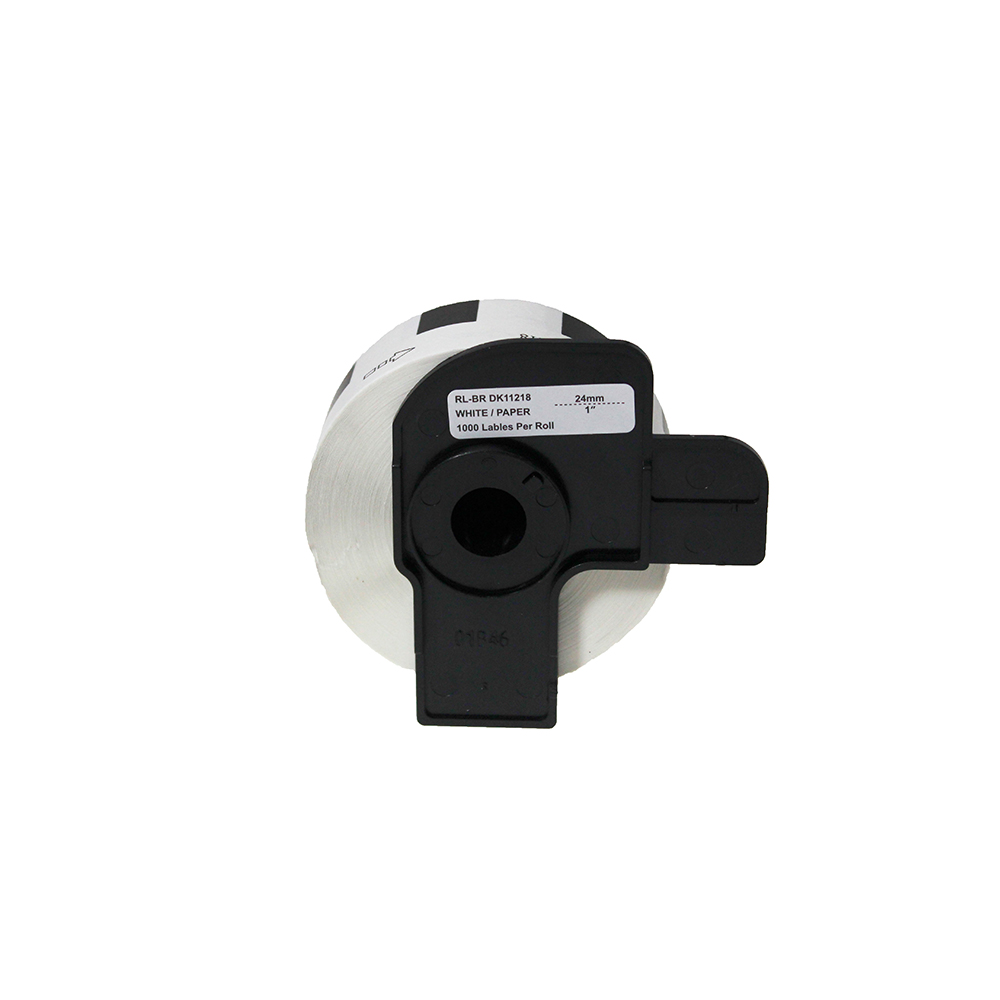 11920__28858 PRINTPEN BROTHER P-Touch DK-11218 YUVARLAK ETIKET (1000 Adet/Rulo) (24mm x Ø) - Görsel 1