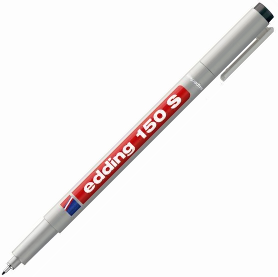 134781 Eddıng Asetat Kalemi E-150s Siyah - Görsel 1