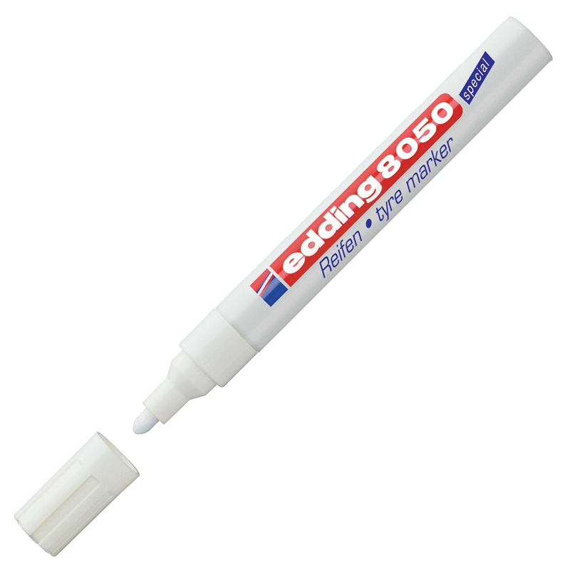 134962 Eddıng Lastik Kalemi E-8050 Beyaz - Görsel 1
