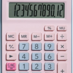 Casıo Hesap Makinesi Masaüstü Mx-12b-pklb 12 Hane Pembe