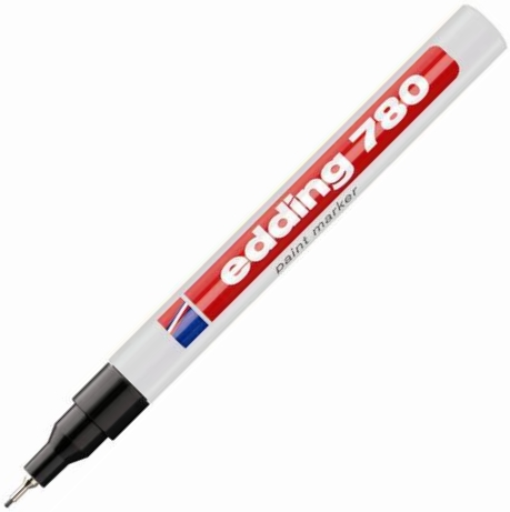 135813 Eddıng Paınt Markör E-780 Beyaz - Görsel 1