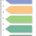 Kraf Index Fılm (pp) 12x44mm Ok Şekilli 10 Renk X 20 Yp 51245