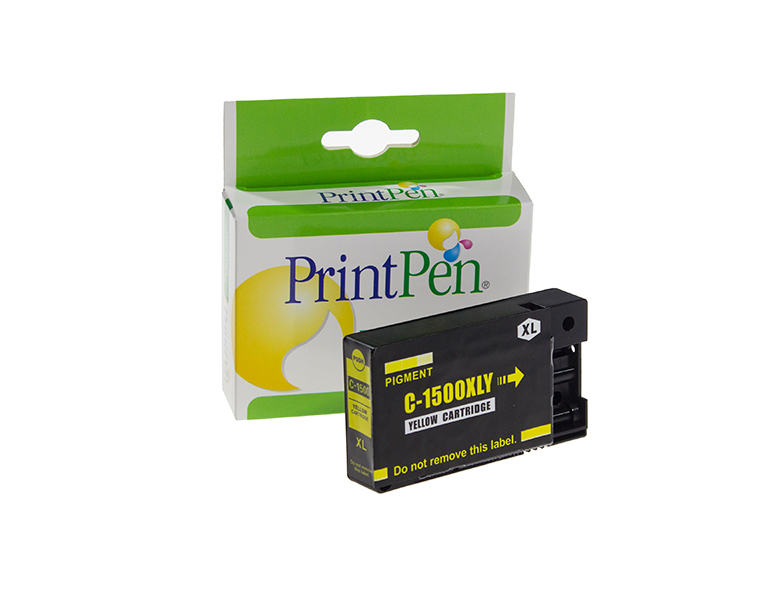 14078__27145 PRINTPEN CANON PGI-1500XLY Yellow Yüksek Kapasite (12.0ml.) - Görsel 1