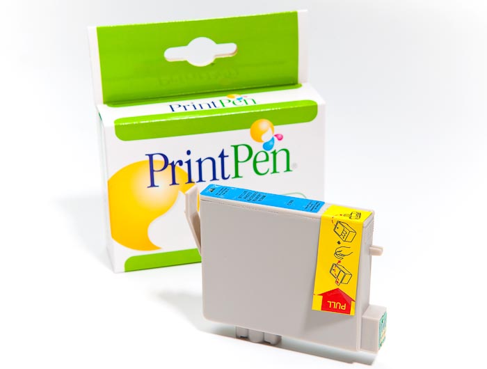 AKSEL DIŞ TİCARET A.Ş. Ürün Çekimi_2010 PRINTPEN EPSON T0482 Cyan (20,0 ml.) - Görsel 1