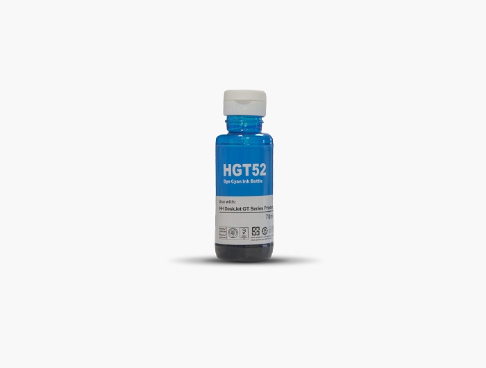 14176__26597 PRINTPEN HP GT52XL (M0H54AE) Cyan Mürekkep (70ml./Sise) - Görsel 1