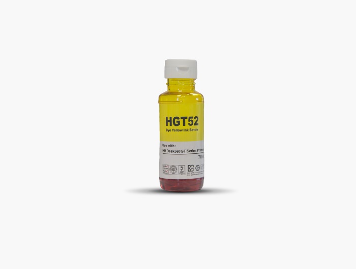 14178__26599 PRINTPEN HP GT52XL (M0H56AE) Yellow Mürekkep (70ml./Sise) - Görsel 1