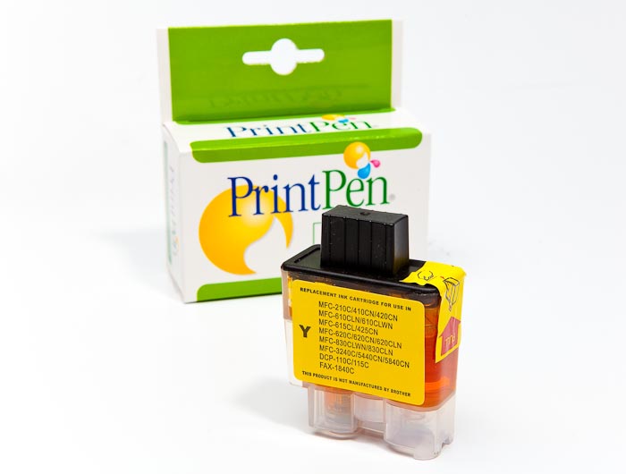 AKSEL DIŞ TİCARET A.Ş. Ürün Çekimi_2010 PRINTPEN BROTHER LC-41,47,900,950 Yellow Yüksek Kapasite (15,0 ml.) - Görsel 1