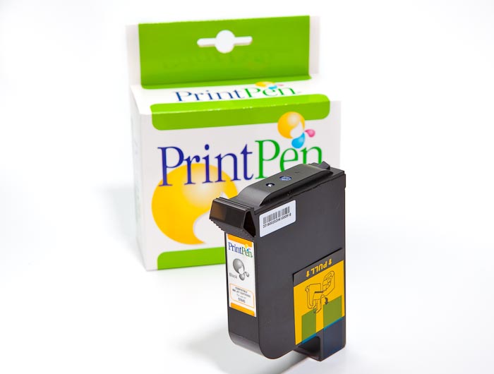 14673__29562 PRINTPEN HP No.45 (51645AE) Plotter Cartridge 2D-Kodlama Black (%100 Yeni) - Görsel 1
