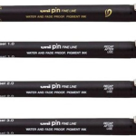 Uni Drawıng Pen Pın-200 4 Lü Set