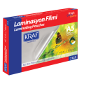 Kraf Laminasyon Filmi Parlak A5 125 Mic. 100 Lü 2125
