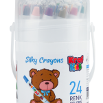 Kraf Kıds Pastel Boya Sılky Crayon 24 Lü Kk505