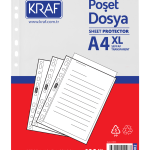 Kraf Poşet Dosya A4 Xl 100 Lü 1002