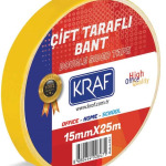 Kraf Çift Taraflı Bant 15mm X 25m 2515g