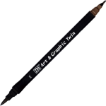 Zıg Art&graphıc Twın Tut-80 076 Dark Brown