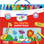 Pensan Kidz Pastel Boya 98121 Çantalı 24 Renk