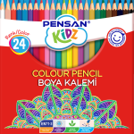 Pensan Kidz Kuru Boya 56324 24 Renk Tam Boy