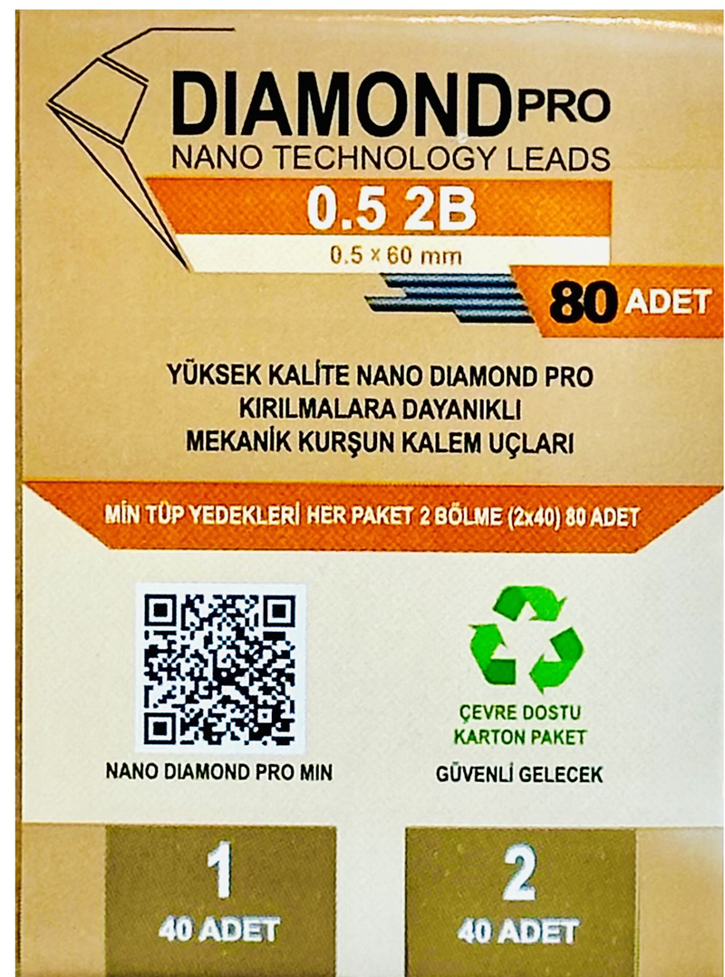 186856 Uni Min Nano Dıomand Ndp-05-80 2b 0.5 2b 80 Li - Görsel 1