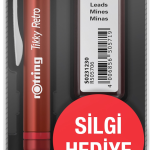 Rotring Versatil Kalem Tıkky Retro Okul Seti 0.7 Kırmızı Ro-rk07-kırmızı