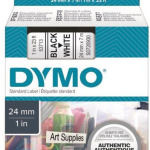 Dymo Şerit D1 24mm X 7mt Beyaz/siyah 720930 53713