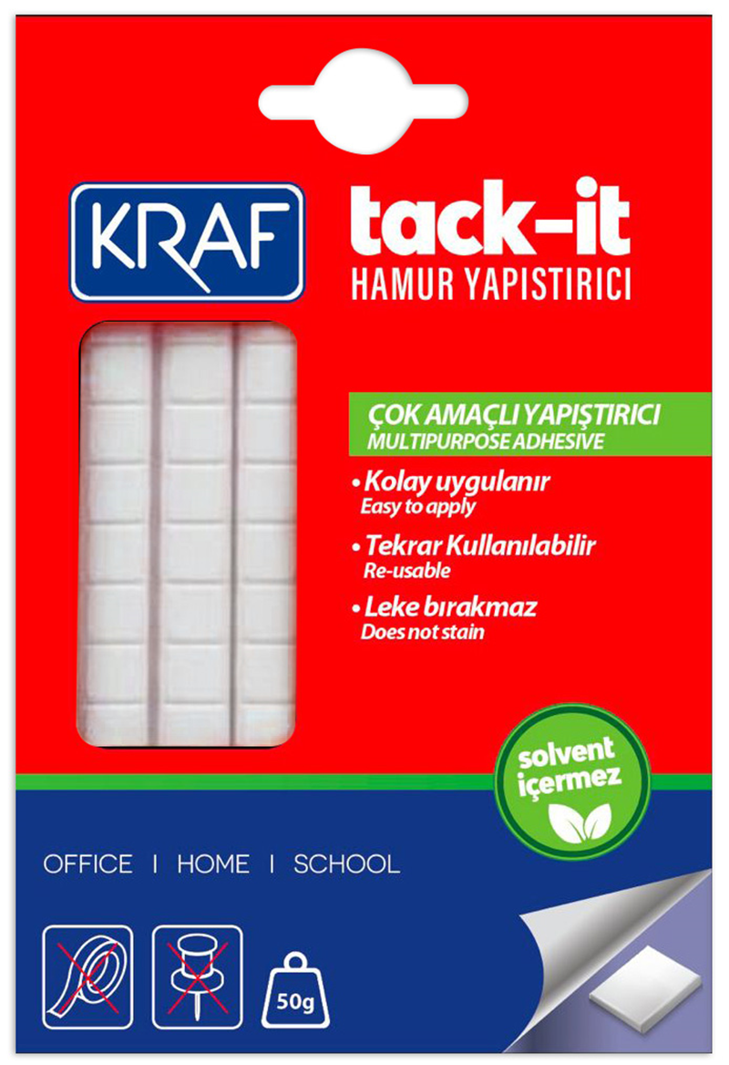 191096 Kraf Hamur Yapıştırıcı Tack-ıt 50g 801g - Görsel 1