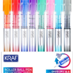 Kraf Roller Kalem Enjoy İğne Uç 0.5mm 299 8 Renk Set