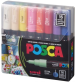 Uni Poster Markörü Posca Set Pc-1m 0.7 16 Lı