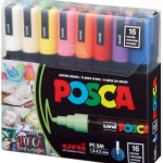 Uni Poster Markörü Posca Set Pc-5m/16c 1.8-2.5 16 Lı