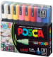 Uni Poster Markörü Posca Set Pc-5m/16c 1.8-2.5 16 Lı
