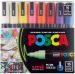 Uni Poster Markörü Posca Set Pc-5m/16c 1.8-2.5 16 Lı - Görsel 2