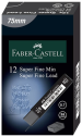 Faber Min Super Fıne 0.7mm 2b 75mm T.black 20 Li Tüp 127774 - Görsel 2