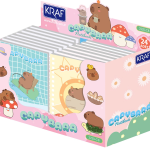 Kraf Bloknot + Index (pp) + Yapışkanlı Not Kağıdı Set Capybara 2220cb