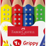 Faber Grıppy Boya Kalemi 4 Lü Pastel 5171110702000