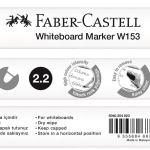 Faber Beyaz Tahta Kalemi W153 Siyah 254023