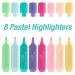 Faber Fosforlu Kalem Set Pastel 46 8 Li 254658 - Görsel 2
